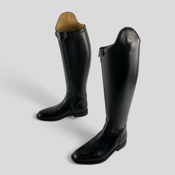 Women's Cavallo Black Leather Riding Boots Size UK 5 /5.5 / US Size 7.5 To 8 - Picture 2 of 16
